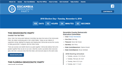 Desktop Screenshot of escambiademocrats.org