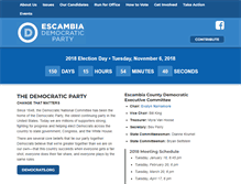 Tablet Screenshot of escambiademocrats.org